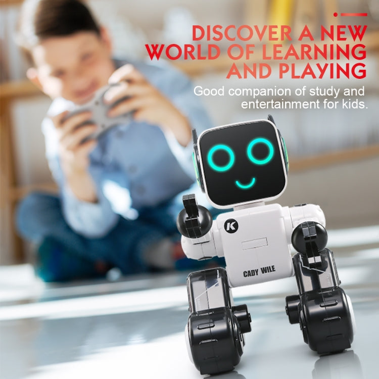 JJR/C R4 Cady Wile 2.4GHz Intelligent Remote Control Robo-advisor Money Management Robots Toy with Colorful LED Light, Remote Control Distance: 15m, Age Range: 8 Years Old Above (Red) - RC Robots by JJR/C | Online Shopping UK | buy2fix