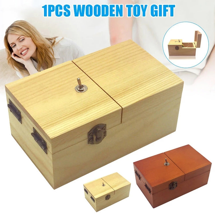 Creative Funny Present Marry Me Novel Wooden Anti-stress Toy(Dark Wood) - Fidget Cube by buy2fix | Online Shopping UK | buy2fix