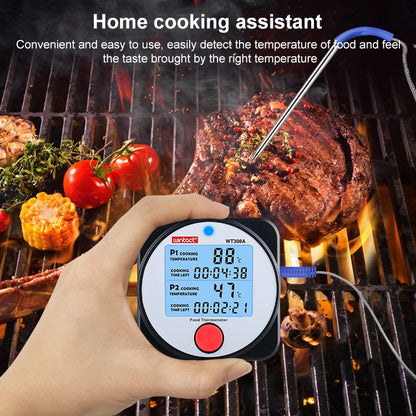 Wintact WT308A Smart Food Thermometer BT Meat Thermometer with Timer Alarm - Cooking Thermometers by Wintact | Online Shopping UK | buy2fix