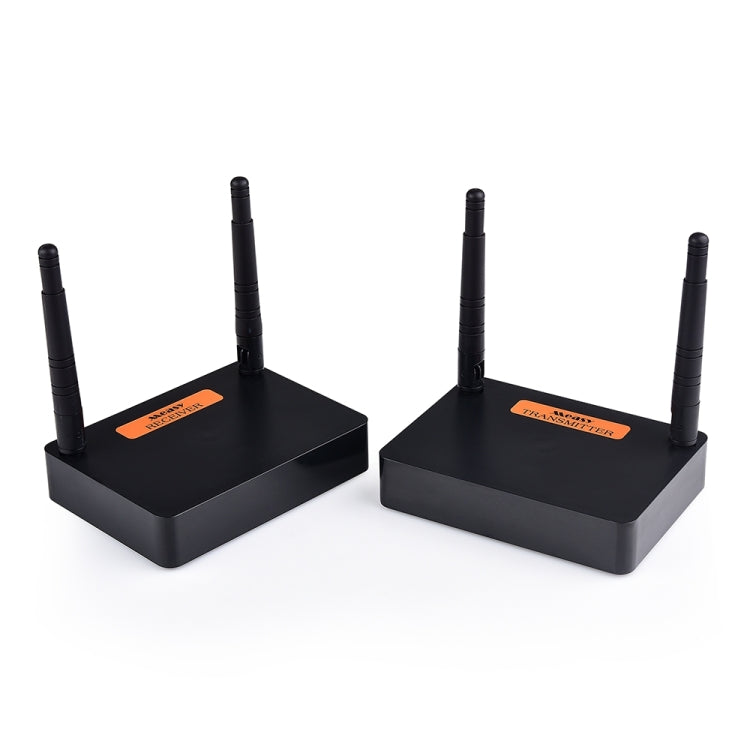 Measy FHD676 Full HD 1080P 3D 5-5.8GHz Wireless HDMI Transmitter (Transmitter + Receiver) Transmission Distance: 200m, Specifications:EU Plug - Set Top Box & Accessories by Measy | Online Shopping UK | buy2fix