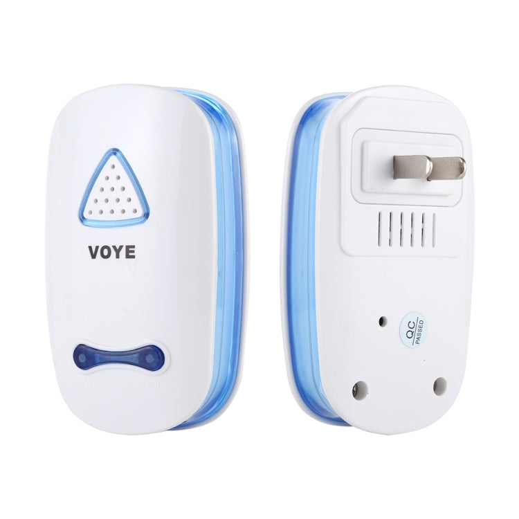 VOYE V025A Home Music Remote Control Wireless Doorbell with 38 Polyphony Sounds, US Plug (White) - Wireless Doorbell by VOYE | Online Shopping UK | buy2fix