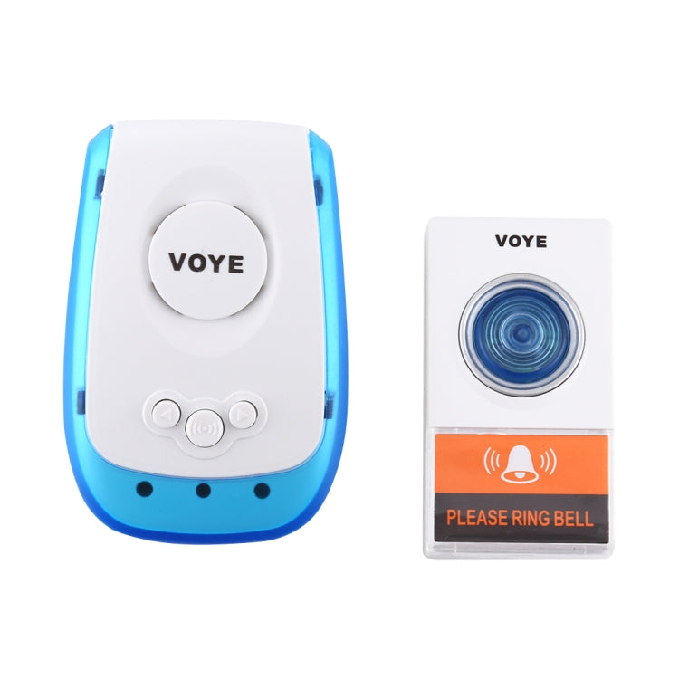 VOYE V009A Home Music Remote Control Wireless Doorbell with 38 Polyphony Sounds, US Plug (White) - Wireless Doorbell by VOYE | Online Shopping UK | buy2fix