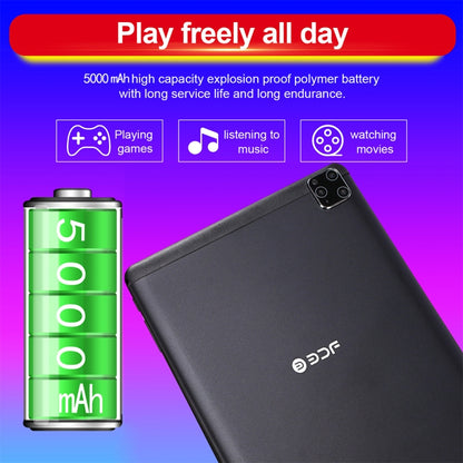 BDF A10 3G Phone Call Tablet PC, 10 inch, 2GB+32GB, Android 9.0, MTK8321 Octa Core Cortex-A7, Support Dual SIM & Bluetooth & WiFi & GPS, EU Plug(Silver) - BDF by BDF | Online Shopping UK | buy2fix