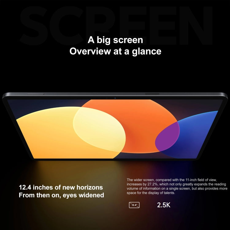 Xiaomi Pad 5 Pro, 12.4 inch, 6GB+128GB, Dual Back Cameras, MIUI 13 Qualcomm Snapdragon 870 Octa Core up to 3.2GHz, 10000mAh Battery(Green) - Other by Xiaomi | Online Shopping UK | buy2fix