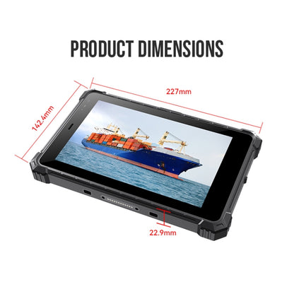 CENAVA A80ST 4G Rugged Tablet, 8 inch, 8GB+128GB, IP68 Waterproof Shockproof Dustproof, Android 10.0 MT6771 Octa Core, Support GPS/WiFi/BT/NFC, EU Plug - CENAVA by CENAVA | Online Shopping UK | buy2fix
