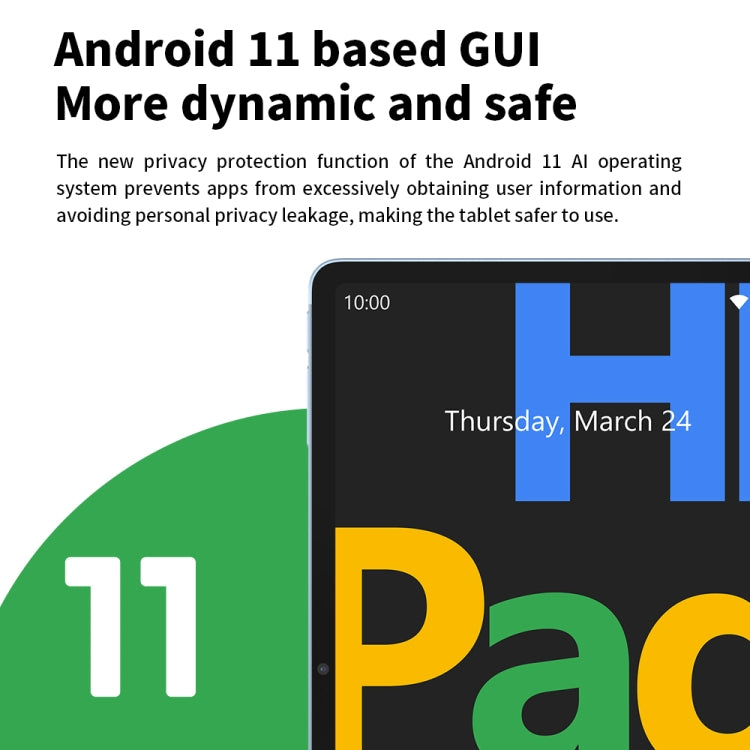 HEADWOLF Hpad1 4G LTE, 10.4 inch, 8GB+128GB, Android 11 Unisoc T618 Octa Core up to 2.0GHz, Support Dual SIM & WiFi & Bluetooth, Global Version with Google Play, US Plug(Blue) - Other by HEADWOLF | Online Shopping UK | buy2fix