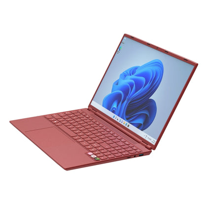 HONGSAMDE HL160G Notebook, 16 inch, 12GB+512GB, Windows 10 Intel Celeron N5095 Quad Core 2.0-2.9GHz, Support TF Card & WiFi & BT & HDMI (Red) - HONGSAMDE by Hongsamde | Online Shopping UK | buy2fix