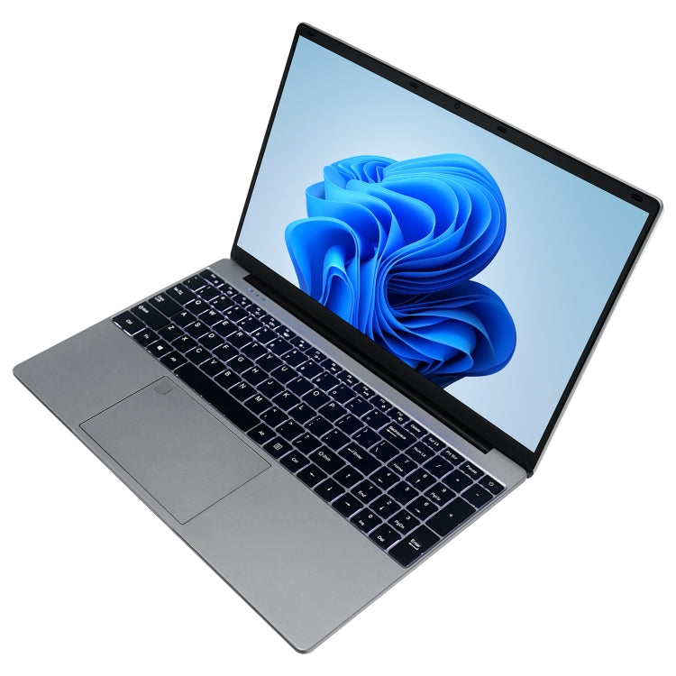 HONGSAMDE HSD1509 Notebook, 15.6 inch, 16GB+128GB, Windows 11 Intel Celeron N5095 Quad Core, Support TF Card & WiFi & BT & HDMI, US Plug(Silver Grey) - HONGSAMDE by Hongsamde | Online Shopping UK | buy2fix