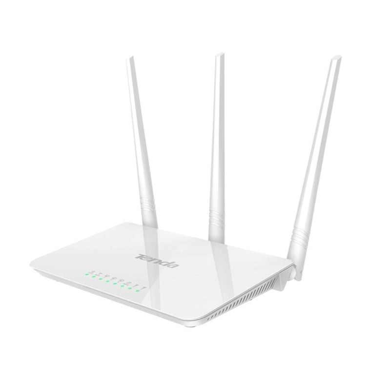 Tenda F3 Wireless 2.4GHz 300Mbps WiFi Router with 3*5dBi External Antennas(White) -  by Tenda | Online Shopping UK | buy2fix