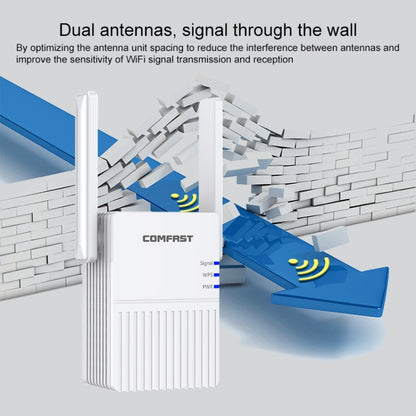 COMFAST CF-N300 300Mbps Wireless WIFI Signal Amplifier Repeater Booster Network Router with 2 Antennas - Broadband Amplifiers by COMFAST | Online Shopping UK | buy2fix