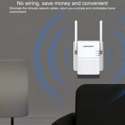 COMFAST CF-N300 300Mbps Wireless WIFI Signal Amplifier Repeater Booster Network Router with 2 Antennas - Broadband Amplifiers by COMFAST | Online Shopping UK | buy2fix