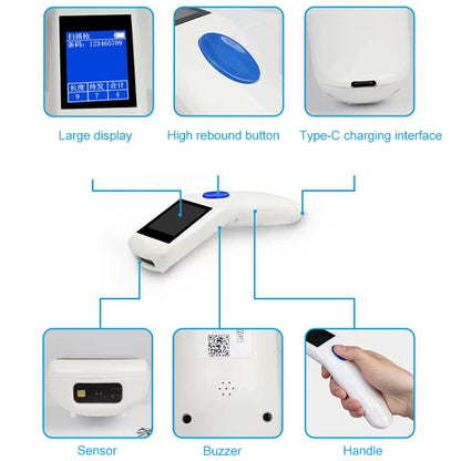 NEWSCAN NS1103H One-dimensional Red Light Wireless Barcode Scanner Collector - Barcode Scanner by NEWSCAN | Online Shopping UK | buy2fix