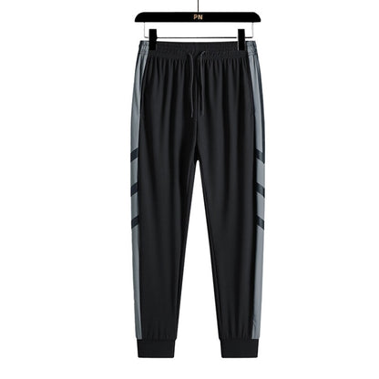 Casual Ice Silk Shorts and Trousers (Color:Black Boxer Trousers Size:XXXL) - Pants by buy2fix | Online Shopping UK | buy2fix