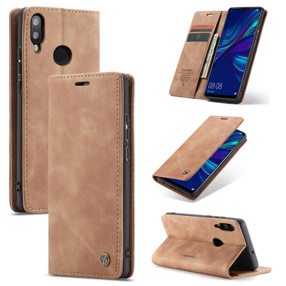 CaseMe Multifunctional Retro Frosted Horizontal Flip Leather Case for Huawei P Smart 2019 /  Honor 10 Lite, with Card Slots & Holder & Wallet(Brown) - Honor Cases by CaseMe | Online Shopping UK | buy2fix