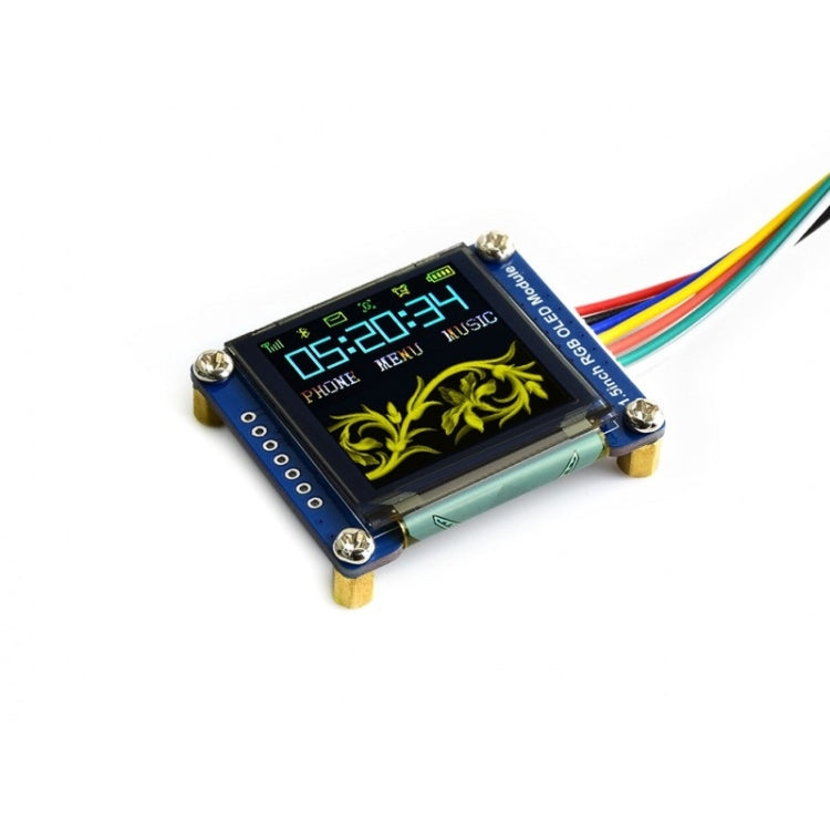 Waveshare General 1.5 inch 128x128 16-bit High Color RGB OLED Display Module - Modules Expansions Accessories by Waveshare | Online Shopping UK | buy2fix