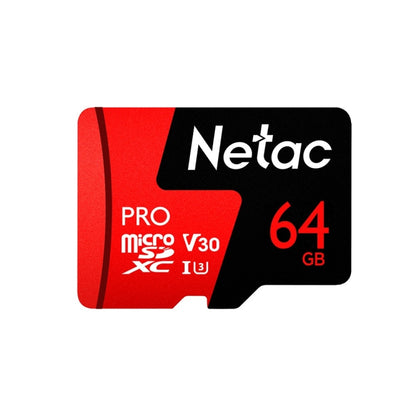 Netac P500 PRO 64GB U3 Speed Level Automobile Data Recorder Monitor Camera Memory Card TF Card - Micro SD Card by Netac | Online Shopping UK | buy2fix