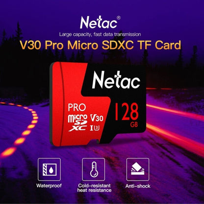 Netac P500 PRO 128GB U3 Speed Level Automobile Data Recorder Monitor Camera Memory Card TF Card - Micro SD Card by Netac | Online Shopping UK | buy2fix