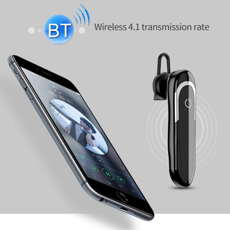 Moloke D5 Hanging Ear Type Business Bluetooth Waterproof Anti-sweat Noise Cancelling Earphone HiFi Sound Headset - Bluetooth Earphone by moloke | Online Shopping UK | buy2fix