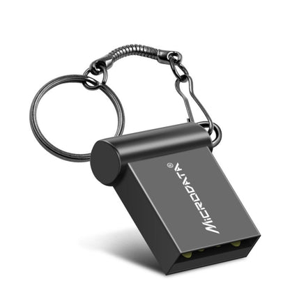 MiCRODATA 8GB USB 2.0 Computer and Car Two-use Mini U Disk (Black) - USB Flash Drives by MiCRODATA | Online Shopping UK | buy2fix