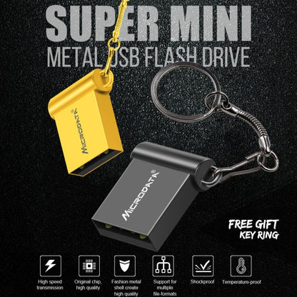 MiCRODATA 16GB USB 2.0 Computer and Car Two-use Mini U Disk(Silver Grey) - USB Flash Drives by MiCRODATA | Online Shopping UK | buy2fix