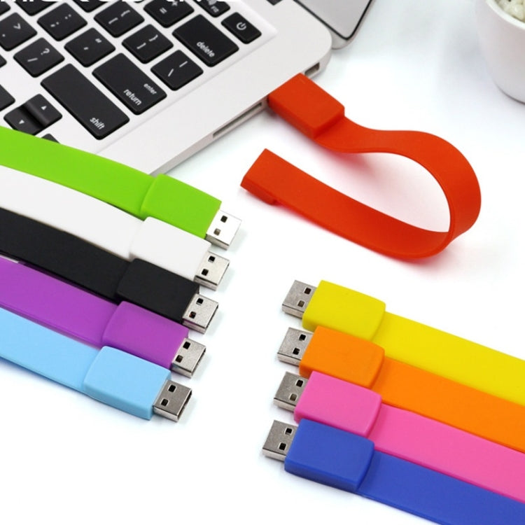 MicroDrive 64GB USB 2.0 Fashion Bracelet Wristband U Disk (Black) - Computer & Networking by MicroDrive | Online Shopping UK | buy2fix