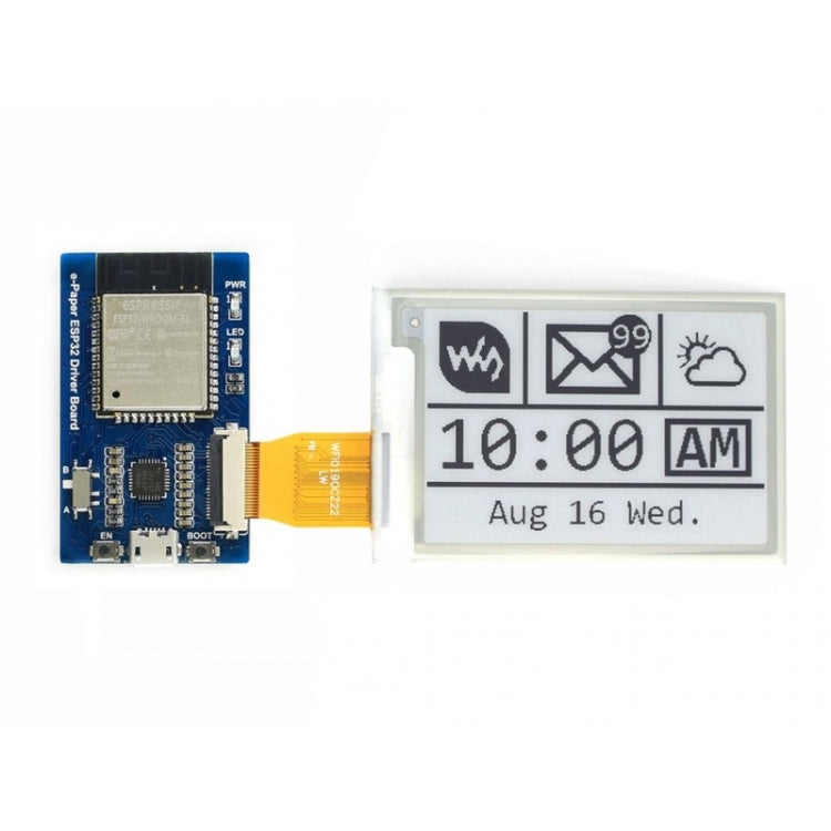 Waveshare Universal e-Paper Raw Panel Driver Board, ESP32 WiFi / Bluetooth Wireless - Modules Expansions Accessories by Waveshare | Online Shopping UK | buy2fix